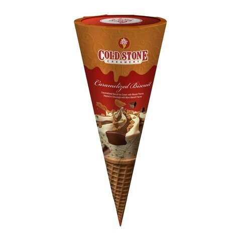 Buy Cold Stone Caramelized Biscuit Cone Ice Cream - 105 ml in Egypt