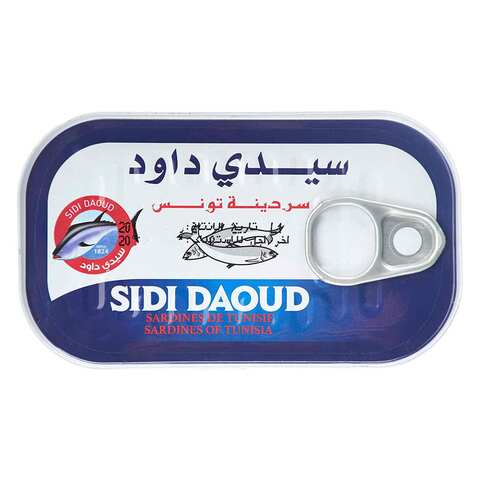 Sidi Daoud Sardine Fillets Vegetable Oil 100 Gram