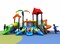 Rainbow Toys - Outdoor Children Playground Set Garden Climbing frame Swing Slide 8.8 * 5 * 4.2 Meter RW-11004