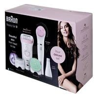 Braun Silkepil 9 SES 9985 Skin Spa SensoSmart Beauty Set - Wet &amp; Dry Legs Body &amp; Face - 4 In 1 With Face