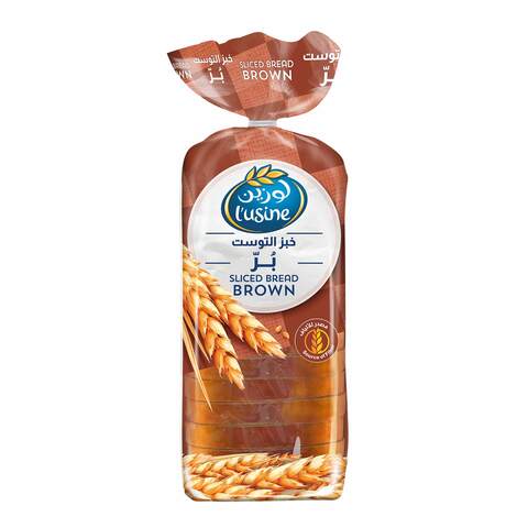 Buy Lusine Sliced Bread Brown 600g in Saudi Arabia
