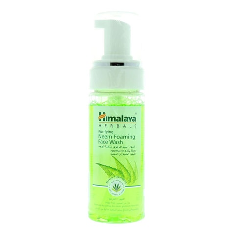 Buy Himalaya Purifying Neem Foaming Face Wash Green 150ml in Saudi Arabia