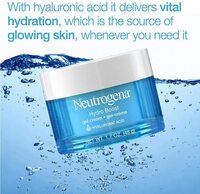 Neutrogena Hydro Boost Oil Free Hyaluronic Acid Hydrating Face Moisturizer Gel Cream - 47 ml x 2 Pack
