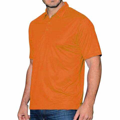 Orange discount polo top