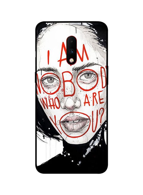 Theodor - Protective Case Cover For Oneplus 7 I Am Nobody Who Are You
