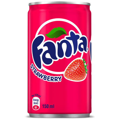Fanta Strawberry Flavoured Carbonated Soft Drink 150ml