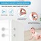 Sky-Touch Multi-Functional Child Safety Lock Adjustable Double Button Baby Anti-Clip Latch System For Cabinets Refrigerator Drawer