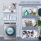 SKY-TOUCH Washing Machine Storage Shelf Rack 3-Tiers, Bathroom Shelves Toilet Shelf Space-Saving,Easy to Assemble Bathroom Storage Shelf No Drilling - White