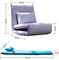 Nar Ergonomic Floor Chair Multi-Angle Adjustable Floor Lounger Sofa Folding Fabric Lazy Sofa Easy For Storage Comfortable Padded Gaming Chair For Adults &amp; Kids (A-Grey)