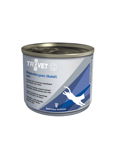 Buy Trovet Hypoallergenic Rabbit Cat Wet Food Tin 200g Online - Shop