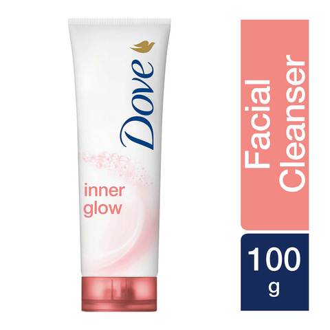Dove Facial Cleanser Inner Glow Gentle Exfoliating 100ml