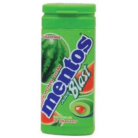 Mentos Gum Pure Fresh Juice Blast Watermelon 26 Gram