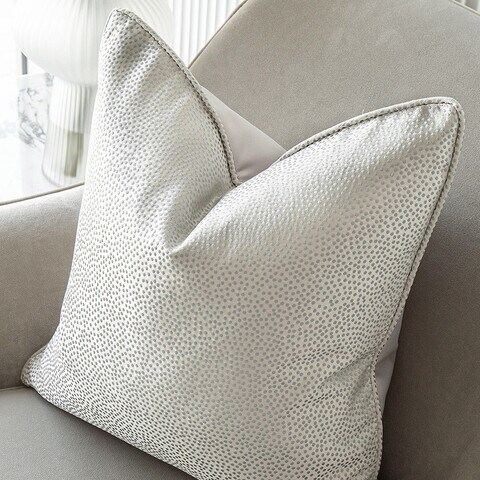 Grey throw and cushion hot sale set