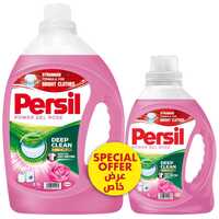 Persil Power Gel Liquid Laundry Detergent Rose 2.9L + 1L