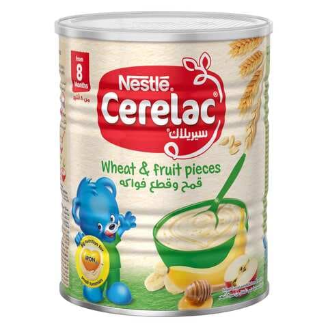 Nestle Cerelac Wheat And Fruit Pieces Cereal 400g