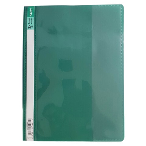 Buy Maxi A4 Report Folder Green Online - Shop Stationery & School ...
