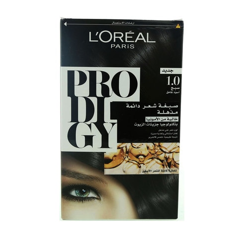 L&#39;Oreal Paris Prodigy Ammonia Free Permanent Oil Hair Colour 1.0 Black