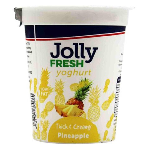 Jolly Fresh Thick And Creamy Pineapple Cup Yoghurt 150ml