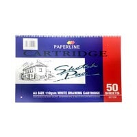 Paperline A3 White Drawing Book 50 Sheets