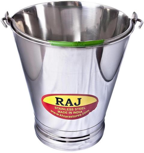 Raj - Steel Bucket (5Ltr) - SB0001