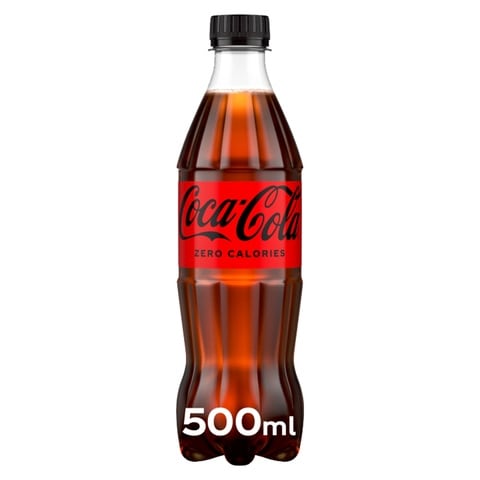 Coca-Cola Zero Calories Carbonated Soft Drink PET 500ml