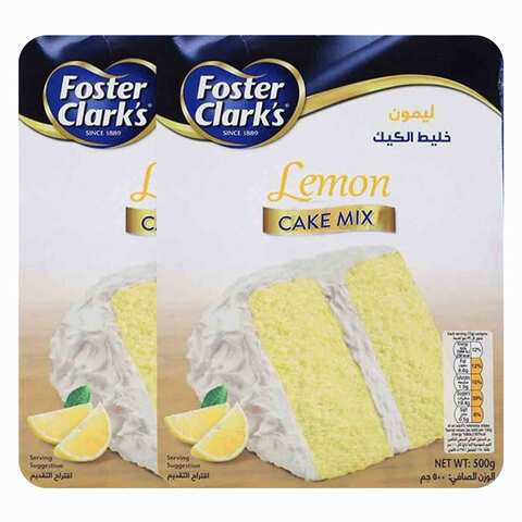 Foster Clark&#39;S Cake Mix Lemon 500 Gram 2 Pieces