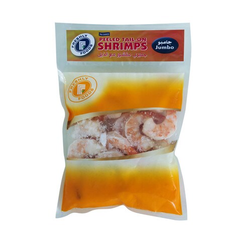 Freshly Foods Peeled Tail-On Jumbo Shrimps 500g