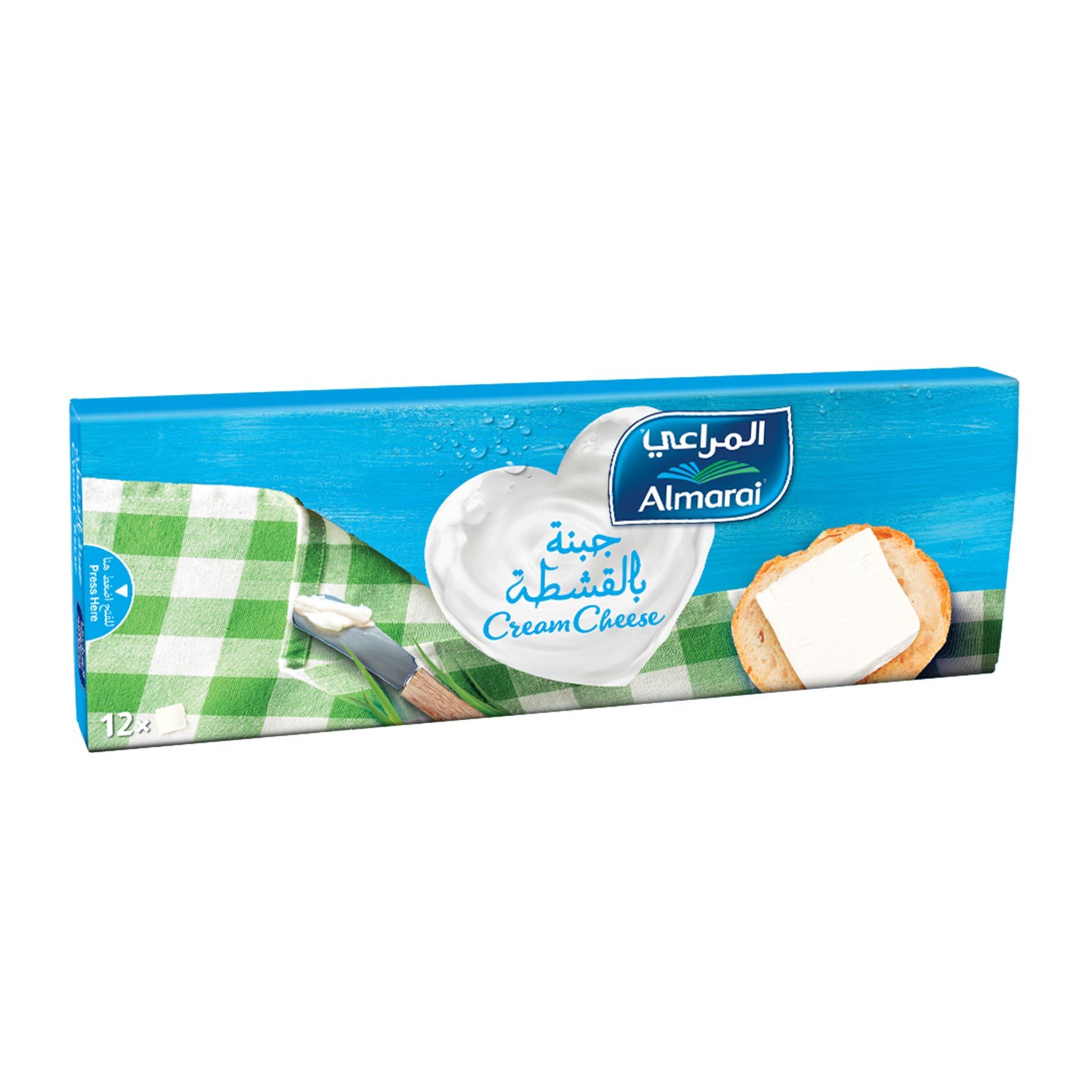 Buy Almarai cream cheese 216 g x 12 pieces Online Shop Fresh Food on