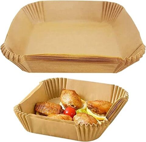 Buy Generic 50 Sheets Of Air Fryer Disposable Paper Liner Non-Stick Pan  Parchment Baking Paper, Air Fryer Paper Trays (16 Cm) Online - Shop Home &  Garden on Carrefour UAE