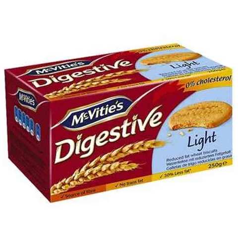 Mcvities Digestive Biscuits Light 250 Gram