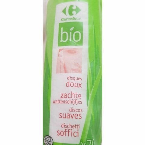 Carrefour Soft Bio Cotton Cleansing Pad White 70 count