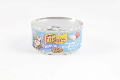 Purina Friskies Shreds Ocean Whitefish And Tuna In Sauce Cat Food