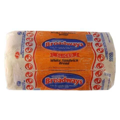 Broadways White Bread 600g