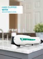 Buy HTC Professional Hair Clipper White/Green in UAE