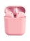 Generic 35 mAh Inpods 12 Bluetooth In-Ear Earphones With Mic And Charging Case Pink