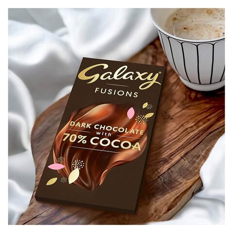 Galaxy Fusions Dark Chocolate 70% Cocoa 100g