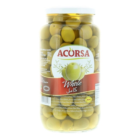 Acorsa Whole Green Olives 950g