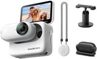 Insta360 GO 3 (64GB) &ndash; Small &amp; Lightweight Action Camera, Portable And Versatile, Hands-Free POV, Mount Anywhere, Stabilization, Multifunctional Action Pod, Waterproof, For Travel, Sports, Vlog