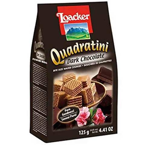 Loacker Wafer Dark Chocolate 125 Gram