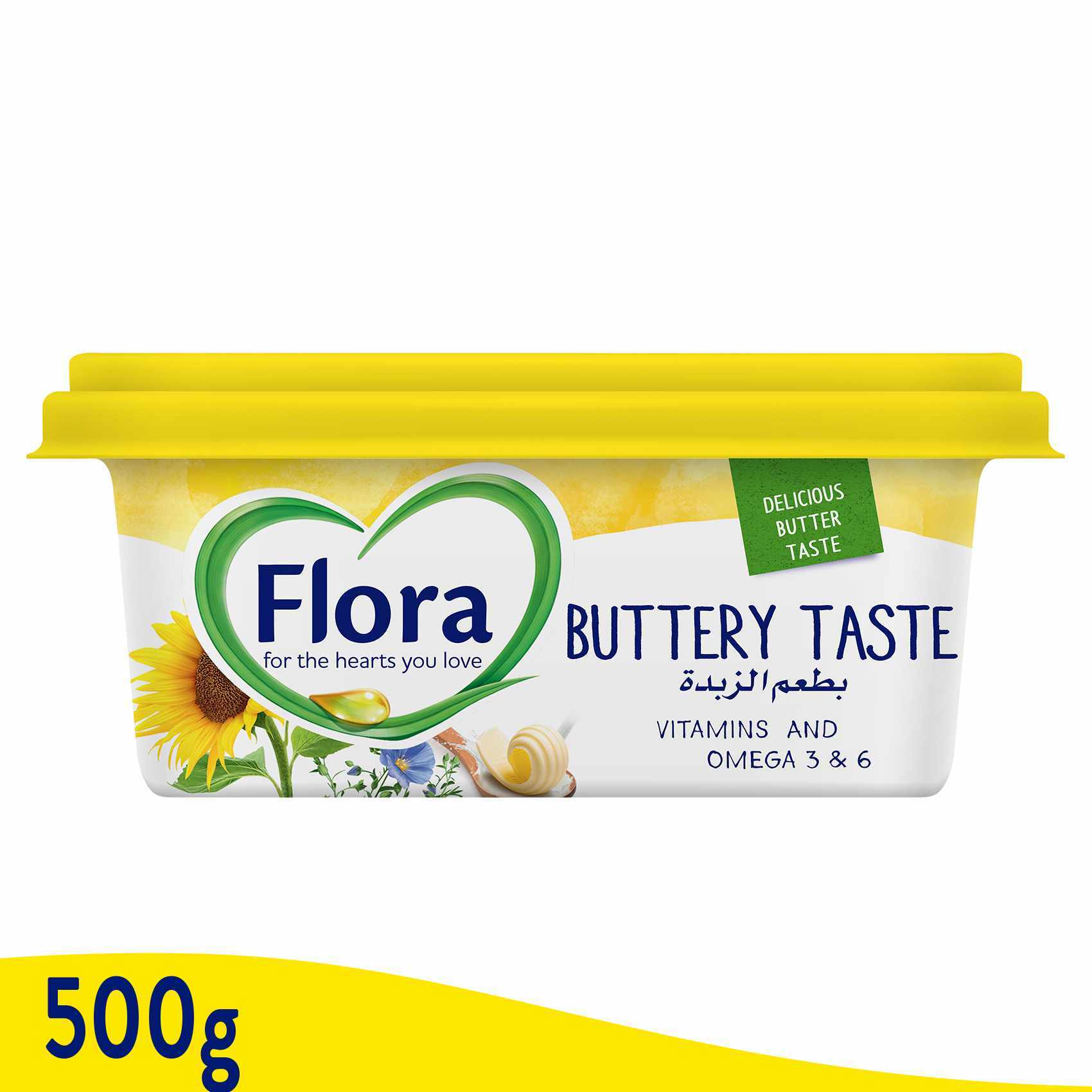Buy Flora Buttery Margarine 500g Online Shop Fresh Food on Carrefour UAE