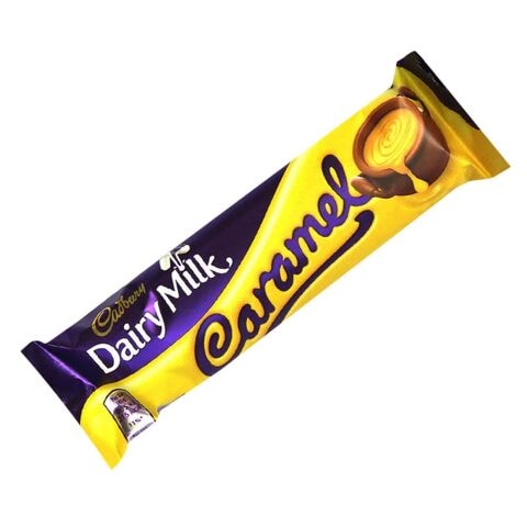 Buy Cadbury Dairy Milk Caramello Chocolate Bar - 40 gram Online - Shop Food  Cupboard on Carrefour Egypt