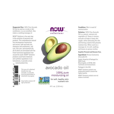 Now Solutions Avocado Oil Clear 118ml