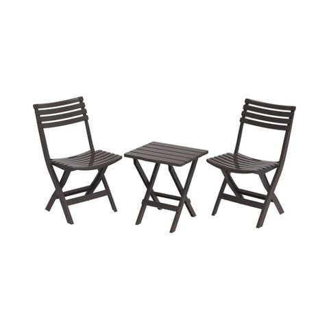 Portable camping store table and chairs