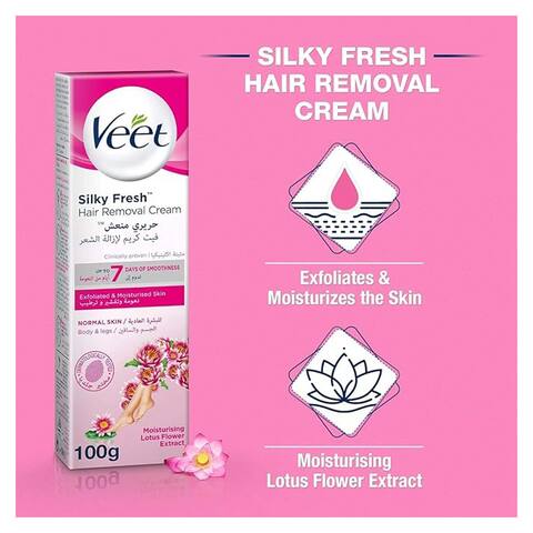 Veet Hair Remove Cream for Normal Skin - 100ml - 2 Tubes