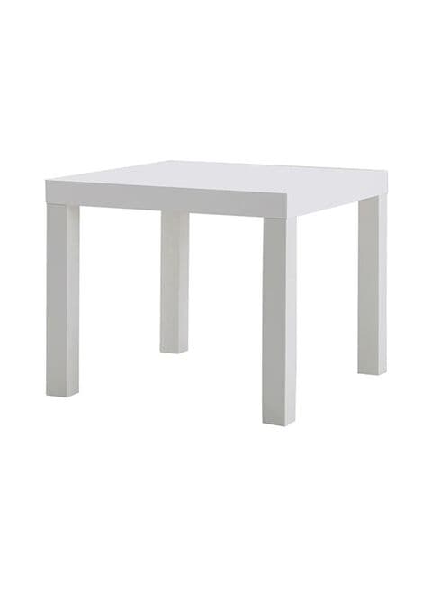 منظم طاولة جانبي متعدد الاستخدامات أبيض 55x45x55سنتيمتر