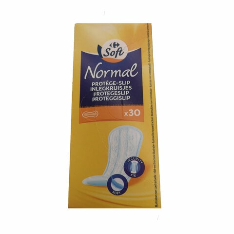 Carrefour Prot&eacute;g&eacute; Slip Flat Normal Protective Panty Liners 30pcs