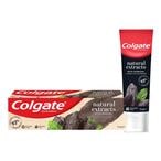 Buy Colgate Natural Extracts Toothpaste Charcoal Whitening 75ml in UAE