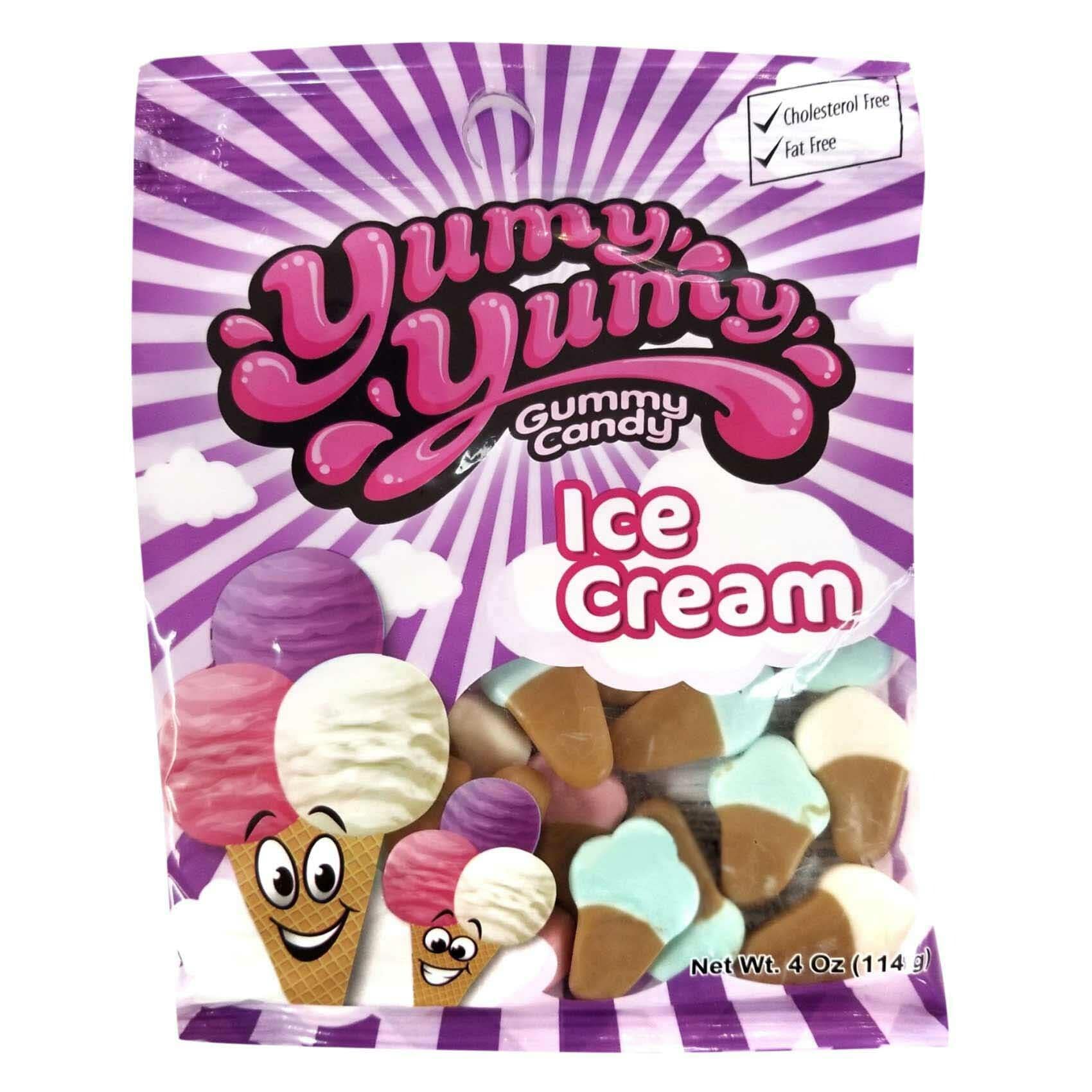 Buy Yummy Yummy Ice Cream Gummey Jelly Candy 114 Gram Online - Shop Food Cupboard On Carrefour Jordan