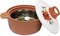 Asian Casserole Hotpot, Stainless Steel Insulated Hot Pot, Food Warmer, Keeps Food Warm For Hours - Diamond Brown (3500 ml)