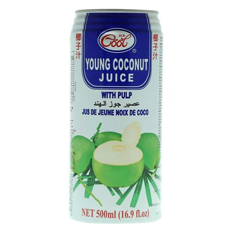 Ice Cool Young Coconut Juice With Pulp 500ml